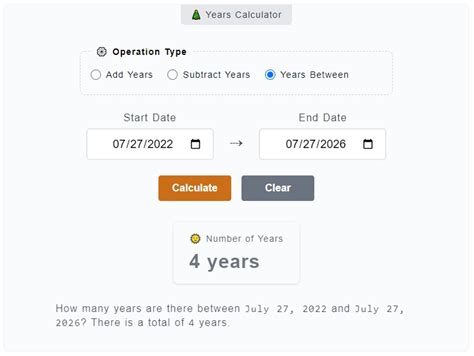 1974-2023|Years Calculator